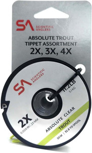 Absolute Trout Clear Tippet Assortment