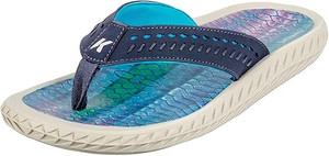 W's Fish Flip Tarpon w/ Fixed Kling-On Deck Sole, Blue