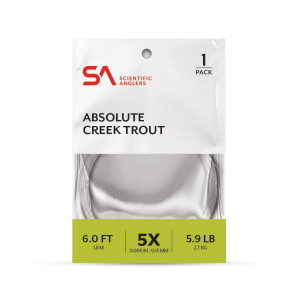 Scientific Anglers Absolute Creek Trout Fly Fishing Leader 3 Pack