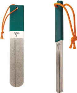 Dr. Slick Hook File, 2 Sided, Dual Sharpening Grooves, 6", S.S.,w/Diamond surface, Med/Hvy.Grit
