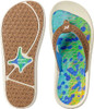 Fish Flip Dorado w/ Fixed Kling-On Deck Sole, Tan