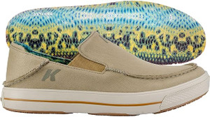Korkers Men's Fish Moc Bass w/Fixed Kling-On Deck Soles