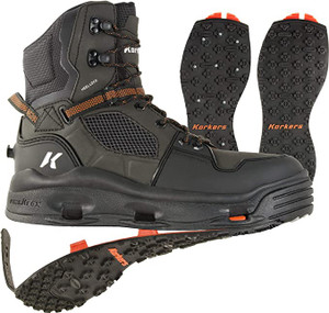 Korkers Terror Ridge Fishing Wading Boot w/ Kling-On & Studded Kling-On Soles