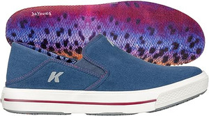 Women's Fish Moc Rainbow Trout w/ Fixed Kling-On Deck Sole