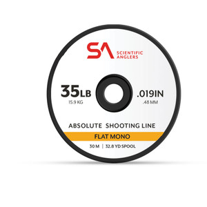 Scientific Anglers Absolute Flat Mono Shooting line, 30 meters