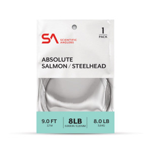 Scientific Anglers Absolute Salmon/Steelhead Leader, 12ft, 3PK