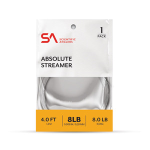 Scientific Anglers Absolute Streamer Leader 4' Fly Fishing Leader, 3 Pack