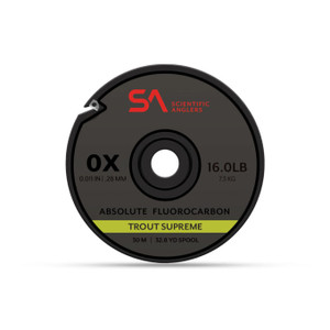 Scientific Anglers Absolute Fluorocarbon Trout Supreme Tippet, 30m