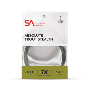 Scientific Anglers Absolute Trout Stealth Leader Fly Fishing Leader