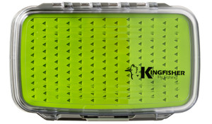 Kingfisher Fly Fishing Waterproof Double Sided Fly Box - Silicone Pads