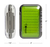 Kingfisher Fly Fishing Waterproof Double Sided Fly Box - Silicone Pads