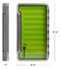 Ultimate Waterproof Silicone Saltwater Bonefish Permit Flats Fly Box, Foam A