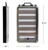 Kingfisher Fly Fishing Slim Magnetic Closure Fly Box