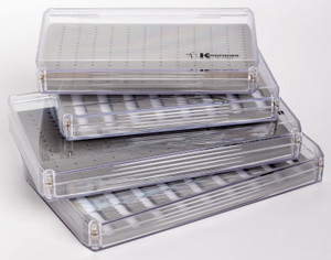 Kingfisher Fly Fishing Transparent Fly Box with Magnet Closure 