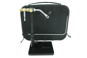 Kingfisher Fly Fishing Bitterroot True Rotary Fly Tying Vise Deluxe Kit, with Tools