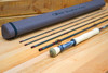 Kingfisher Fly Fishing Blackfoot Streamer Fly Rod 4 Piece - Comes with an extra tip and Travel Tube