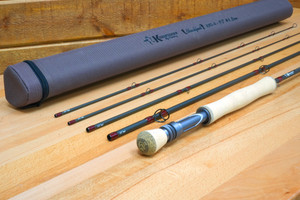 Kingfisher Fly Fishing Blackfoot Streamer Fly Rod 4 Piece - Comes with an extra tip and Travel Tube