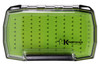 Kingfisher Fly Fishing Double Sided Waterproof Fly Box Silicone Insert
