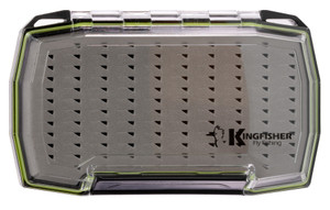 Kingfisher Fly Fishing Double Sided Waterproof Fly Box Foam Insert