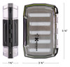 Kingfisher Fly Fishing Double Sided Waterproof Fly Box Foam Insert