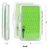 Kingfisher Fly Fishing Super Slim Silicone Fly Box - 2 Pack