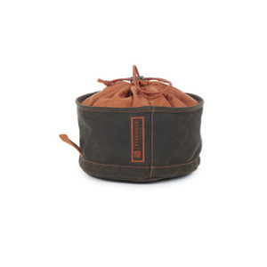 Fishpond Fly Fishing Bow Wow Travel Food Bowl- Peat Moss