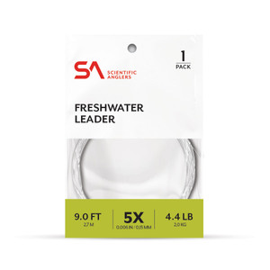 Scientific Anglers Freshwater Nylon Leader, 7.5' 3-Pack