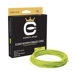 Cortland Hi-Vis Euro Nymph Braid Core Fly Line (.022 - Level)
