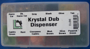 Hareline Fly Tying Krystal Dub Dubbing Dispenser