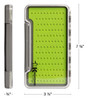 Kingfisher Fly Fishing Fly Fishing Box Silicone Super Slim Waterproof Fly Fishing - 2 Pack