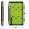 Kingfisher Fly Fishing Fly Fishing Box Silicone Super Slim Waterproof Fly Fishing - 2 Pack