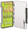3 PC Fly Fishing Box Silicone Super Slim Waterproof Fly Fishing (7.5" x 4" x 3/4")