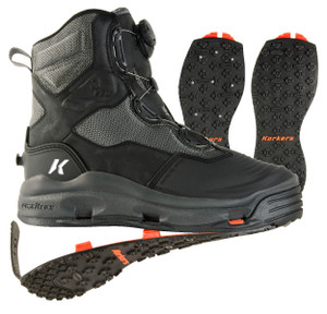 Korkers Darkhorse Fishing Wading Boot w/ Kling-On and Studded Kling-On Soles