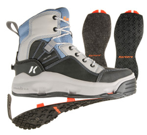 Korkers Buckskin Mary Fishing Wading Boot w/ Felt & Kling-On Soles
