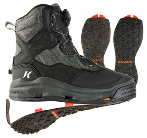 Korkers Darkhorse Fishing Wading Boot w/ Felt & Kling-On Soles