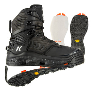 Korkers River Ops Fishing Wading Boot w/ Felt & Vibram Soles