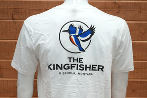 Kingfisher Fly Shop T-shirt - Circle Badge