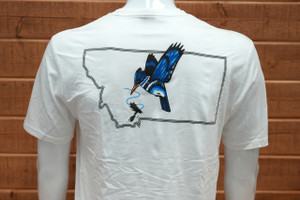 Kingfisher Fly Shop T-shirt - Montana Border
