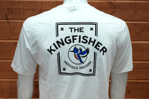Kingfisher Fly Shop T-shirt - Square Badge