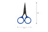 Kingfisher Fly Fishing Fly Tying Offset Razor Scissor