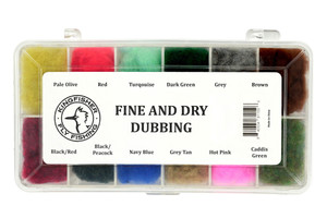 Kingfisher Fly Fishing Fine and Dry Fly Tying Dubbing Dispenser