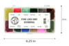 Kingfisher Fly Fishing Fine and Dry Fly Tying Dubbing Dispenser