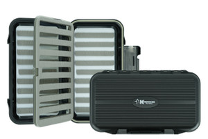 Kingfisher Fly Fishing Waterproof Fly Box with Swing Leaf for Large Flies