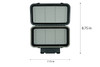 Kingfisher Fly Fishing Saltwater Streamer Fly Fishing Fly Box, Waterproof, Extra Thick Foam Inserts