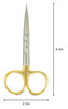 Kingfisher Fly Fishing Fly Tying Hair Scissors 4.5 Inch