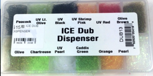 Hareline Fly Tying Ice Dub Dubbing Dispenser