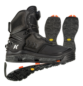 Korkers River Ops BOA w/ Vibram & Studded Vibram Soles